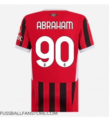 AC Milan Tammy Abraham #90 Replik Heimtrikot Damen 2024-25 Kurzarm